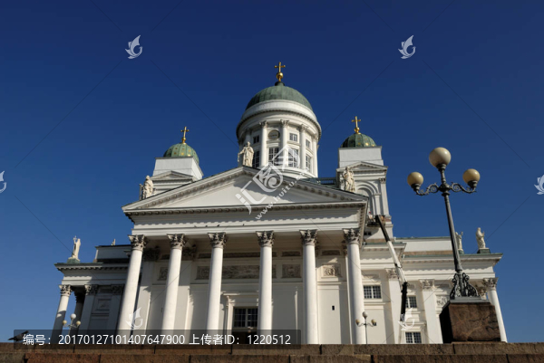 赫爾辛基大教堂；芬蘭。