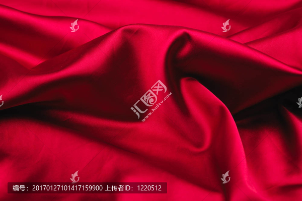 紅色的絲綢背景