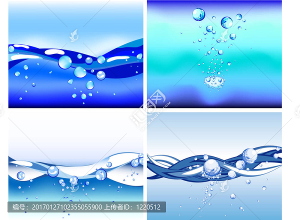 水向量背景集