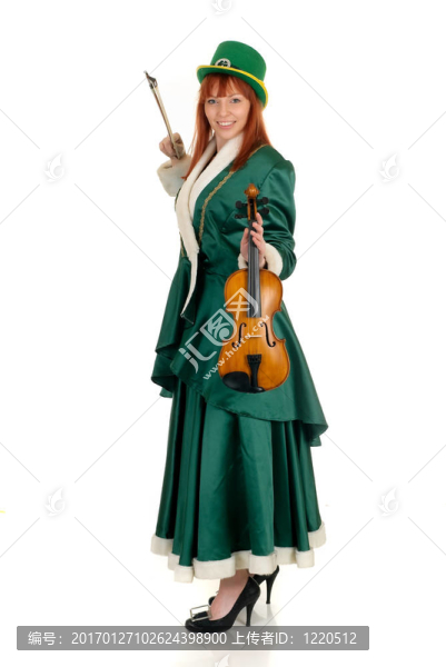 圣帕特里克假日女人