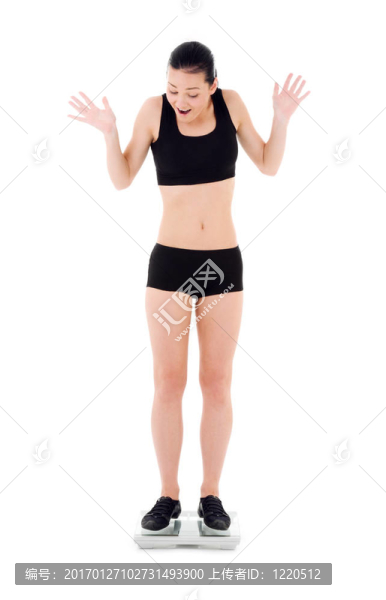 幸福的尺度上的女人
