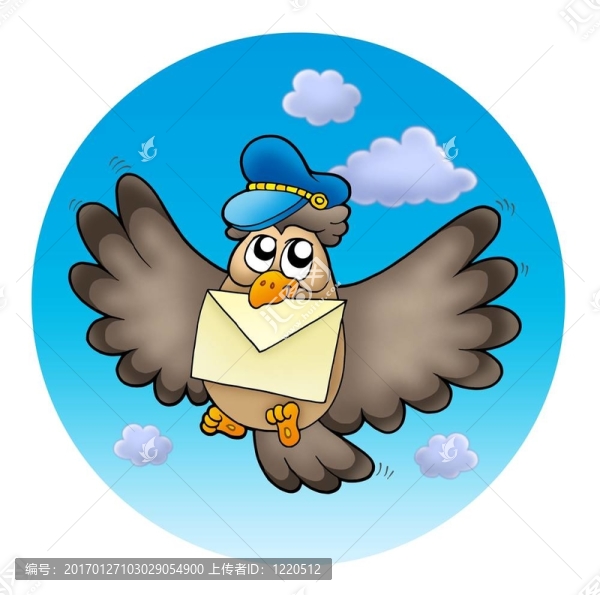 天空的貓頭鷹郵遞員