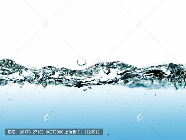 水與泡沫