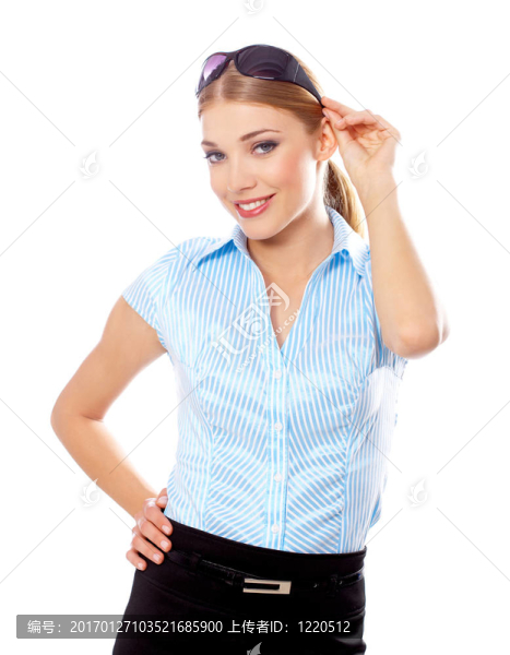 金發(fā)碧眼的女商人