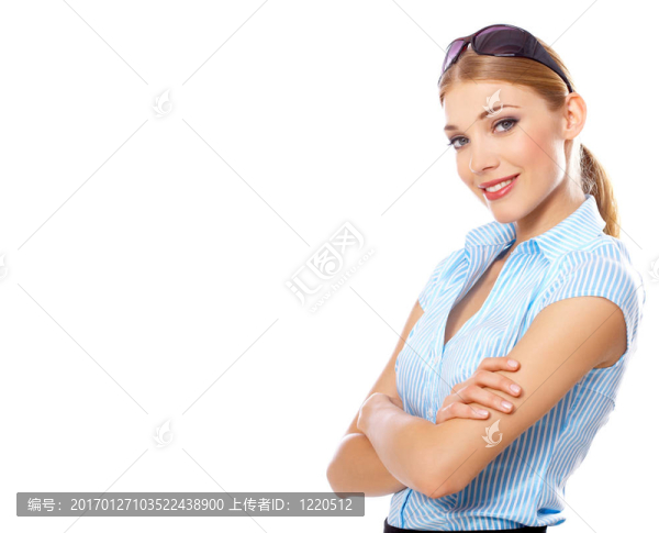 金發(fā)碧眼的女商人