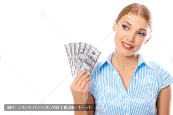 金發(fā)碧眼的女商人