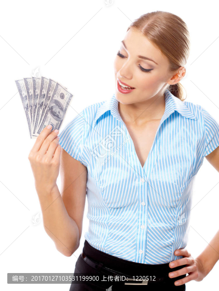 金發(fā)碧眼的女商人