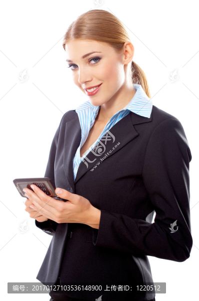金發(fā)碧眼的女商人