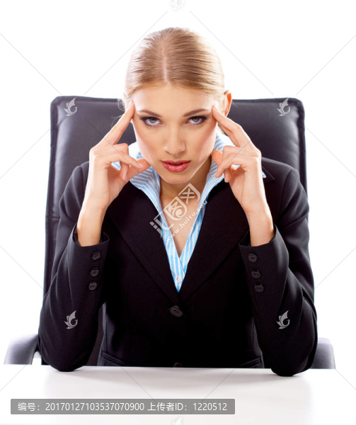 金發(fā)碧眼的女商人