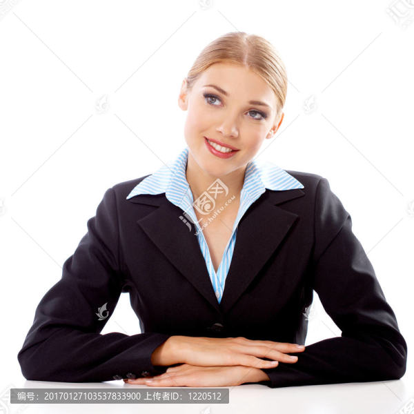 金發(fā)碧眼的女商人