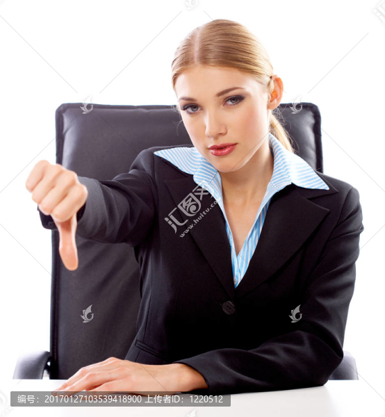 金發(fā)碧眼的女商人