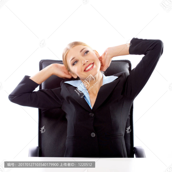 金發(fā)碧眼的女商人