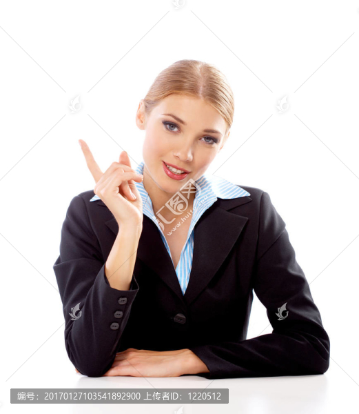 金發(fā)碧眼的女商人