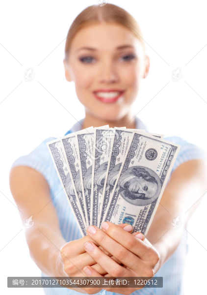 金發(fā)碧眼的女商人