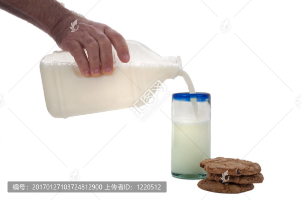 餅干和牛奶