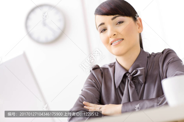 女商人在辦公