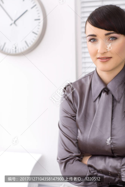 畫像的女商人