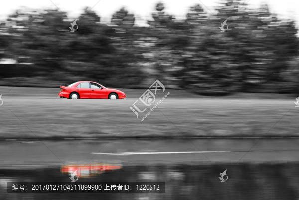 紅色的車