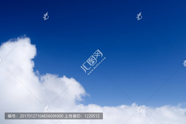 藍(lán)天和美麗的云背景