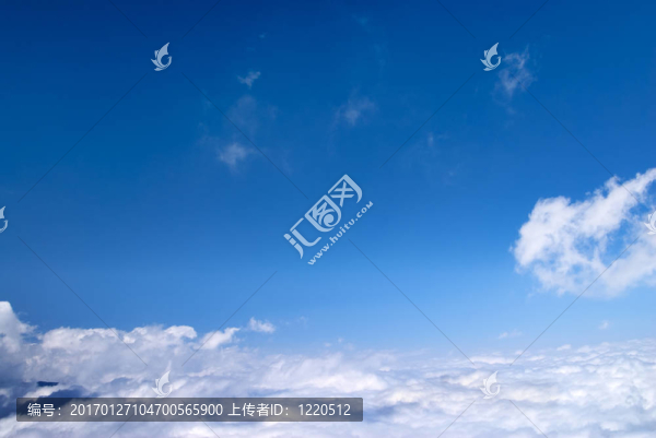 藍天和美麗的云背景