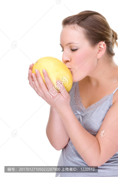 女人與甜瓜