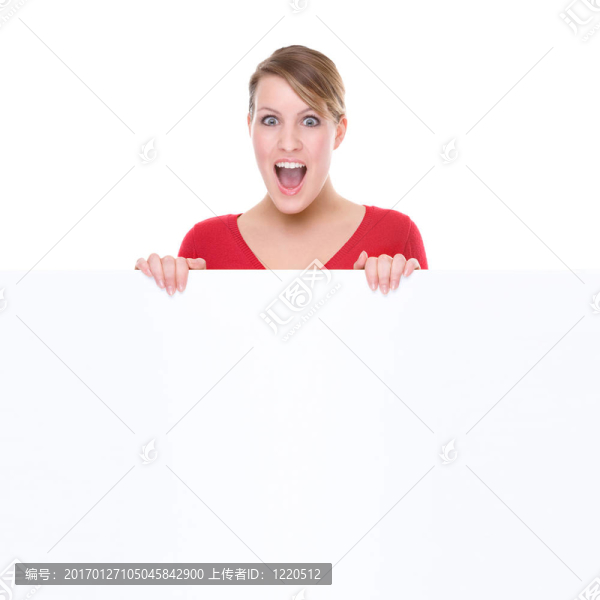 空白符號(hào)的女人