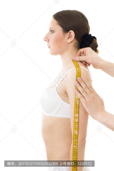 測(cè)量女性的肩長(zhǎng)