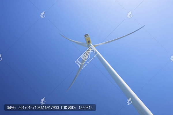 荷蘭生產(chǎn)清潔能源的風力渦輪機