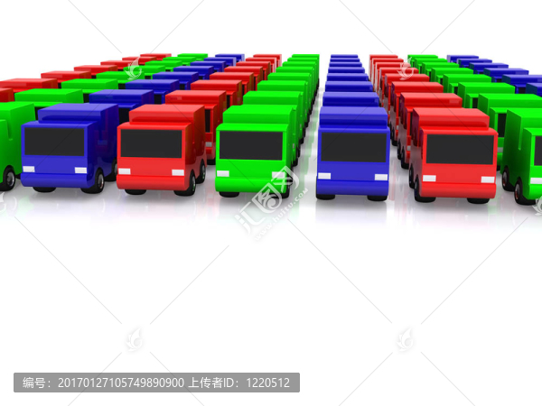 RGB汽車行。3d