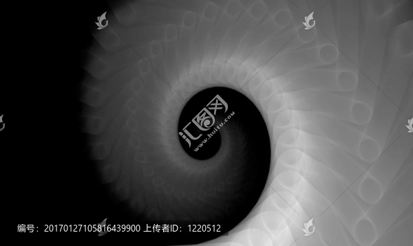 高分辨率分形螺旋