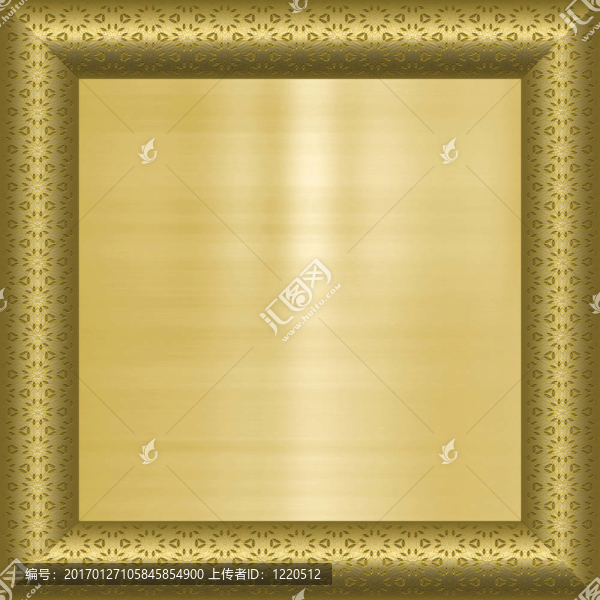 框架中的黃金背景