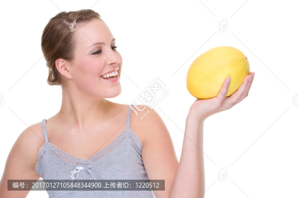 女人與甜瓜