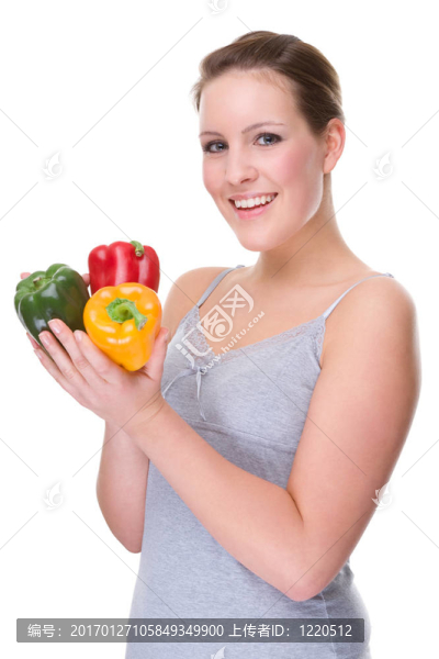 女人與胡椒