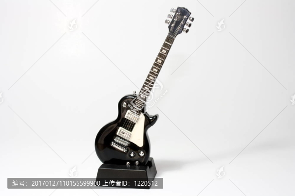 黑色吉他模型