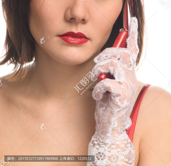 優(yōu)雅的女士打電話