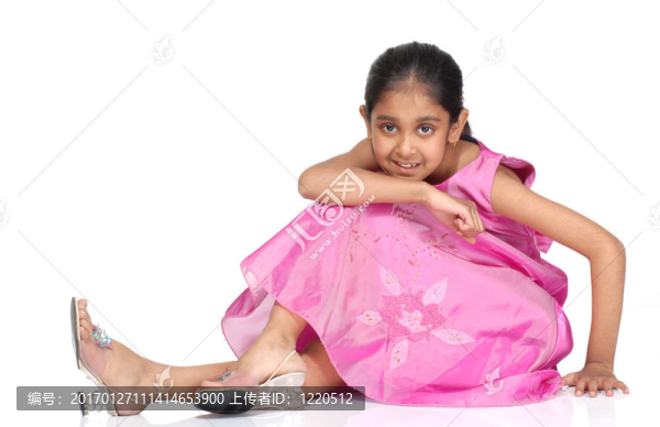 時(shí)尚的7歲女孩