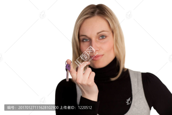 嚴(yán)重的商人拿鑰匙