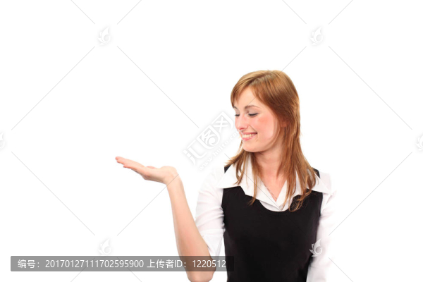 手上的女人