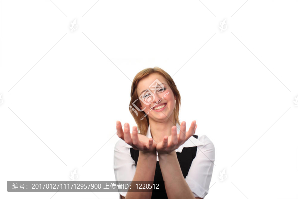 伸出手的女人