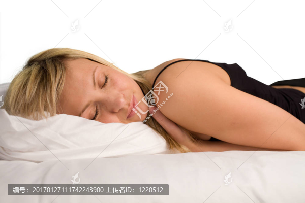 躺在床上的女人