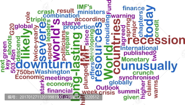 衰退WordCloud