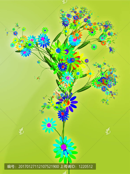 花藝主題設(shè)計(jì)插畫(huà)