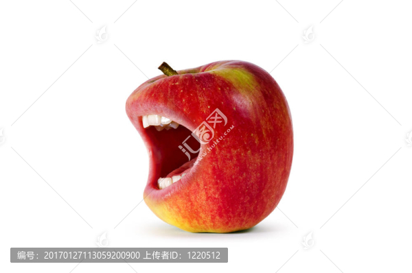 紅色憤怒的蘋果