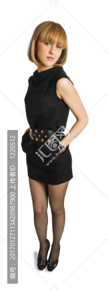 打扮漂亮的小姑娘