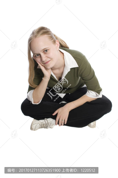 年輕的女模特