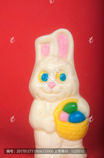 白色復(fù)活節(jié)兔子紅-匯圖網(wǎng) www.fosd68.com 白色復(fù)活節(jié)兔子紅