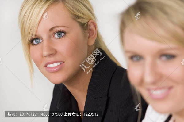 工作中的女人