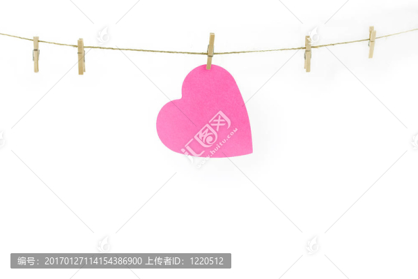 心在一件衣服上