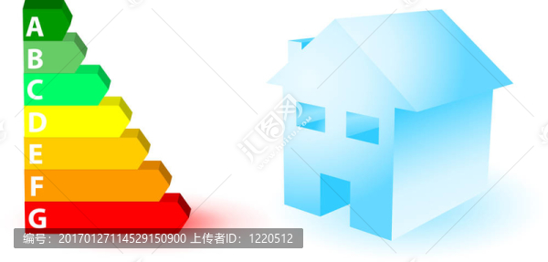 具有能源評級的房子