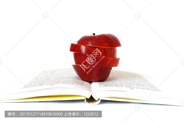 在這本書上的蘋果